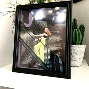 Jessica Chastain Lime Pants Editorial Collage Wall Art Bold Modern Fashion Print